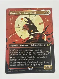 Ragost, Deft Gastronaut #300 Rare (Borderless) (Non-Foil) MTG Edge of Eternities - Image 1