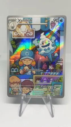 Vanillish 190/182 Pokemon TCG Paradox Rift Illustration Rare Card NM Condition - Image 1