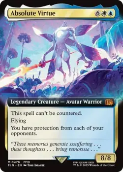 MTG English Absolute Virtue (Extended Art) NM Normal - Image 1