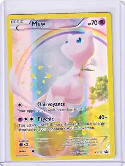 Mew Full Art Holo #XY110 Pokemon Black Star Promo 2016 TCG - Image 1