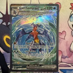PokÃ©mon Garchomp EX TCG Special Illustration Card Paradox Rift 245/182 NM - Image 1