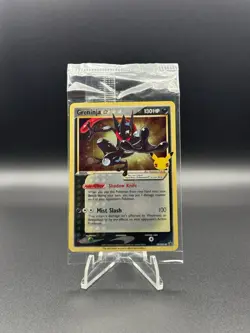 Greninja Gold Star Holo Promo SWSH144 Celebrations Black Star Pokemon - SEALED - Image 1