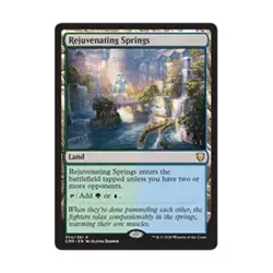 WOTC MtG Commander Legends Rejuvenating Springs (R) NM - Image 1