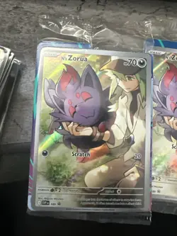 N's Zorua SVP 189 NM Sealed Promo TCG Card, Scarlet & Violet Journey - Image 2
