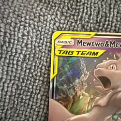 Pokemon TCG Mewtwo & Mew GX 71/236 Sm-Unified Minds Tag Team Holo NM - Image 3