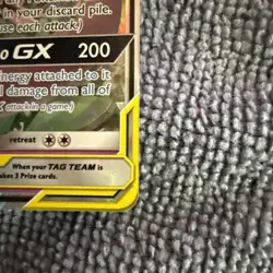 Pokemon TCG Mewtwo & Mew GX 71/236 Sm-Unified Minds Tag Team Holo NM - Image 5