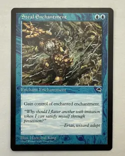 Steal Enchantment x1 MTG Tempest 1x Magic Very Good Light Play VG LP - Image 1