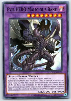 Evil HERO Malicious Bane OP27-EN021 OTS Tournament Pack 27 Unlimited YuGiOh - Image 1
