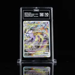 Mewtwo VSTAR Crown Zenith: Galarian Gallery Holo Card GG44/GG70 Tag Gem Mint 10 - Image 1