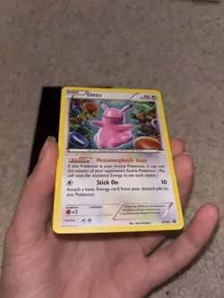 PokÃ©mon TCG Ditto Black Star Promos Holo Card XY40 - Image 2