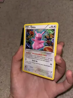 PokÃ©mon TCG Ditto Black Star Promos Holo Card XY40 - Image 3