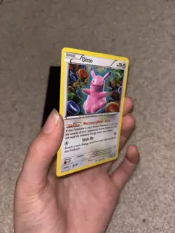 PokÃ©mon TCG Ditto Black Star Promos Holo Card XY40 - Image 4