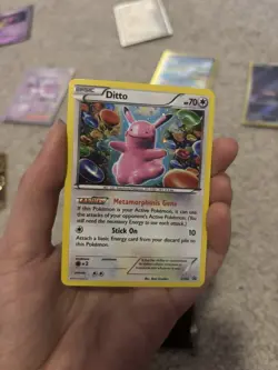 PokÃ©mon TCG Ditto Black Star Promos Holo Card XY40 - Image 8