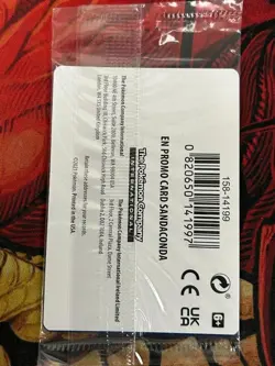 Pokemon TCG Sandaconda - 082/163 (Gamestop Exclusive) Stamped Promo Card SEALED - Image 2