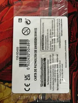 Pokemon TCG Umbreon 130/197 (Obsidian Flames Stamped) Promo Card Spanish SEALED - Image 2