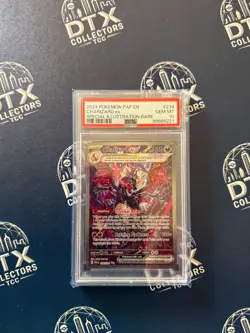 PSA 10 Charizard EX 234/091 Special Illustration Rare SIR Pokemon Paldean Fates - Image 1