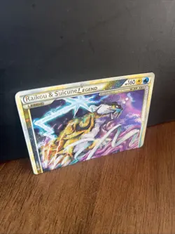 PokÃ©mon TCG Raikou Suicune Legend Top 92/95 Unleashed Holo Card LP/MP Condition - Image 2