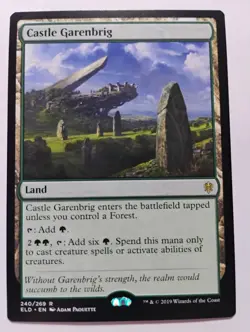 MTG Castle Garenbrig Throne of Eldraine 240/269 Regular Rare - Image 1
