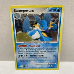 Swampert Level 53 9/106 Great Encounters Holo Rare Pokemon TGC  - Image 1