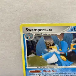 Swampert Level 53 9/106 Great Encounters Holo Rare Pokemon TGC  - Image 3