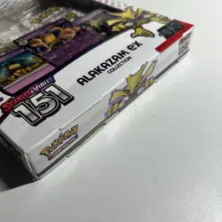 Pokemon TCG Scarlet and Violet 151 Alakazam ex Collection Box 4 Packs Sealed - Image 4