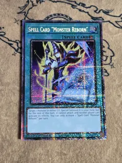 Yugioh Spell Card "Monster Reborn" MP25-EN006 1st Edition Starlight Rare NM  - Image 1