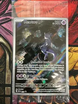 Pokemon TCG 151 Mewtwo - 052 SVP Scarlet & Violet Promo Card Foil English SEALED - Image 1
