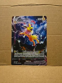 Jolteon VMAX SWSH184 PokÃ©mon TCG Sword & Shield Black Star Promo Holo Card - Image 1