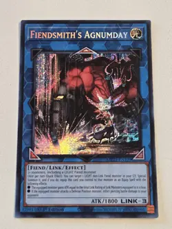 Fiendsmith's Agnumday MP25-EN109 Prismatic Secret Rare Yugioh 2025 Mega Pack PSR - Image 1