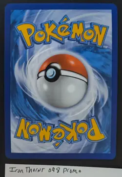 Pokemon TCG Iron Thorns 098 SV Temporal Forces Promo Card Holo Near Mint NM - Image 2