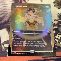Orinâ€™s Chant X1 Mtg Modern Horizons 3 III Nm Foil Borderless - Image 1