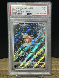 Pokemon MAGIKARP 203/193 S&V: PALDEA EVOLVED Illustration Rare IR - PSA 9 MINT - Image 1