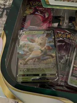 Pokemon Leafeon Vstar Special Collection Box 2022 Evolving Skies Fusion Strike - Image 4