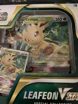 Pokemon Leafeon Vstar Special Collection Box 2022 Evolving Skies Fusion Strike - Image 5