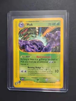 Muk 23/147 Aquapolis Non-Holo NM Vintage Pokemon Card 2002 - Image 3