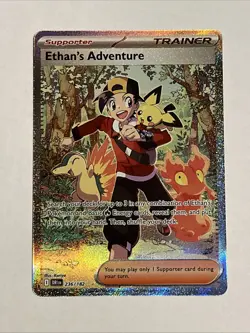 Pokemon Ethan's Adventure - 236 NM Destined Rivals Special Illustration Card - Image 1