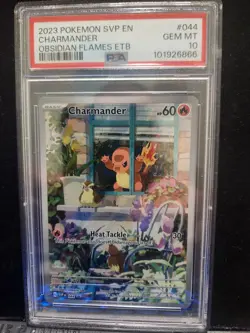 Charmander 44 Black Star Promo Pokemon SV: Obsidian Flames PSA 10 GEM MINT - Image 1