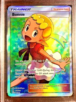 Bonnie Full Art Ultra Rare #128 - PSA NM-MT 8 - 2018 Forbidden Light - Pokemon - Image 2