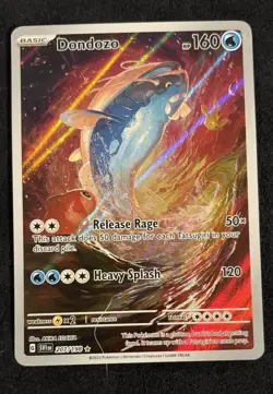 PokÃ©mon TCG Dondozo Scarlet & Violet Base Set Illustration Rare Card 207/198 NM - Image 1
