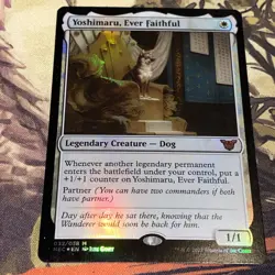 Yoshimaru, Ever Faithful X1 Mtg Commander Kamigawa Neon Dynasty Nm Foil - Image 1