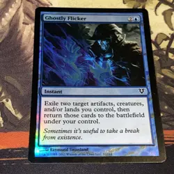 Ghostly Flicker X1 Mtg Avacyn Restored Nm Foil - Image 1