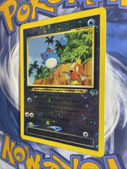 Pokemon Southern Islands #11/18 Marill Reverse Holo Foil Card - NM SWIRL ðŸ”¥ - Image 3