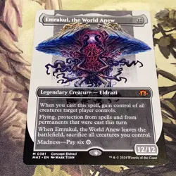 Emrakul, The World Anew X1 Mtg Modern Horizons 3 III Nm Borderless Showcase - Image 1