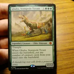 MTG - Ghalta, Stampede Tyrant - 185 Mythic Rare - Magic: The Gathering LCI - Image 1