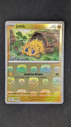 Pokemon TCG Joltik 033/086 Scarlet & Violet White Flare Masterball Reverse Holo - Image 1