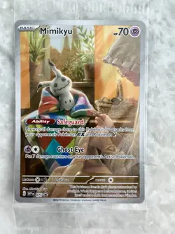 PokÃ©mon TCG Mimikyu 075 Sv: Scarlet & Violet Promo Card Holo Sealed - Image 1
