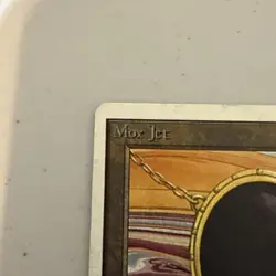 Mox Jet Magic the Gathering Unlimited Lightly Played Card - Image 2