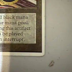 Mox Jet Magic the Gathering Unlimited Lightly Played Card - Image 4