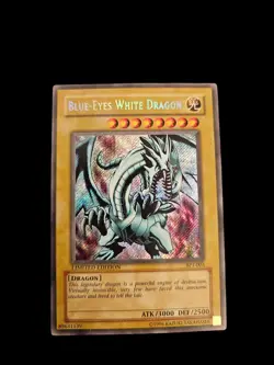 2002 YuGiOh BPT-003, Promo Collector Tins, Blue-Eyes White Dragon, SUPER CLEAN - Image 1