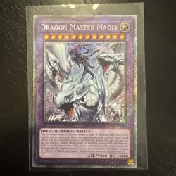 YUGIOH! Dragon Master Magia RA04-EN055 Prismatic Ultimate PUR 1st NM BLUE EYES - Image 1